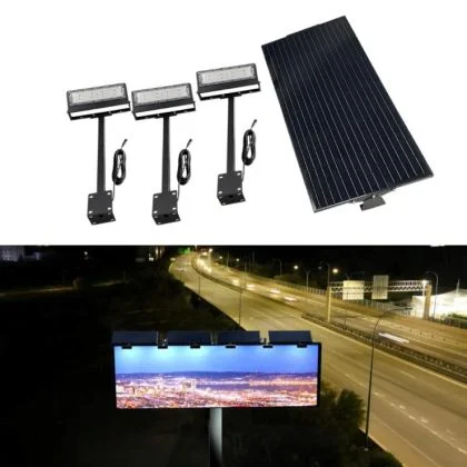 Commercial Solar Billboard Light - Powerful LED Advertising System