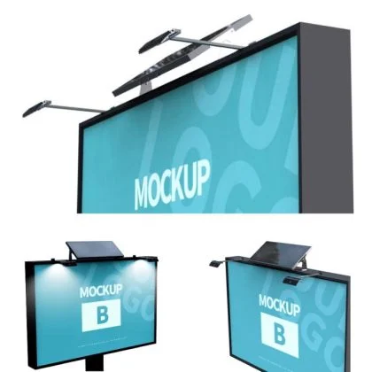 Commercial Solar Billboard Light - Powerful LED Advertising System