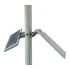 Ultra-Bright 36 LED Solar Flagpole Flood Light Outdoor Pole Setup Kit