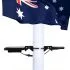 Powerful Solar Flag Pole Light Warm White LED Dusk To Dawn Outdoor Set