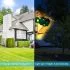 Powerful Solar Flag Pole Light Warm White LED Dusk To Dawn Outdoor Set
