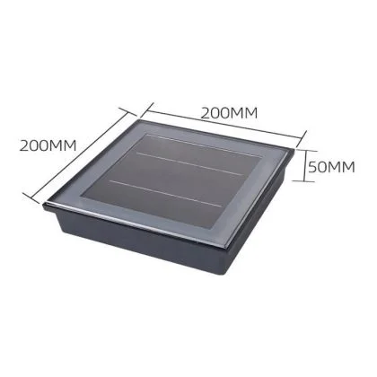 Recessed Solar Paver Light – IP68 LED Brick Light for Driveways Paths