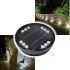 Durable Solar LED Inground Uplight with Remote IP68 Deck Pathway Light