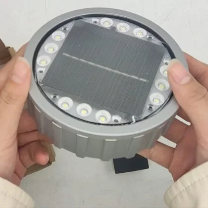 Solar Paver Deck Light – Heavy-Duty IP68 Recessed LED Pathway Uplight