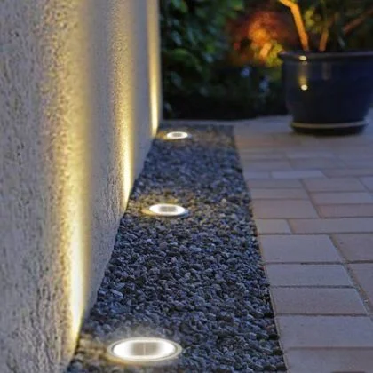 Solar Paver Deck Light – Heavy-Duty IP68 Recessed LED Pathway Uplight