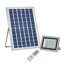 Ultra-bright 12W 65 LED Solar Flood Light with Sensor Remote Control