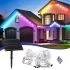 Under Eave Solar Fairy Lights – Multicolour LED Decorative Festoon