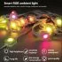 Under Eave Solar Fairy Lights – Multicolour LED Decorative Festoon