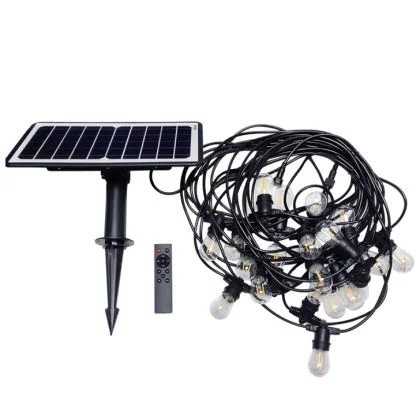 Commercial Solar Festoon Lights – Heavy-Duty 10M 20M LED Bulb String