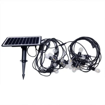 Commercial Solar Festoon Lights – Heavy-Duty 10M 20M LED Bulb String