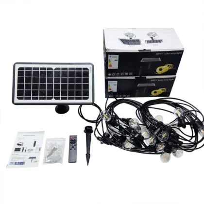 Commercial Solar Festoon Lights – Heavy-Duty 10M 20M LED Bulb String
