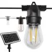 Commercial Solar Festoon Lights – Heavy-Duty 10M 20M LED Bulb String