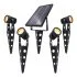 Outdoor Solar Spot Light 4-in-1 LED Garden Lawn Landscape Decoration