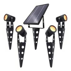 Outdoor Solar Spot Light 4-in-1 LED Garden Lawn Landscape Decoration
