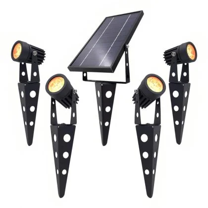 Outdoor Solar Spot Light 4-in-1 LED Garden Lawn Landscape Decoration