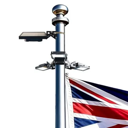 Bright Triple Solar Flag Pole Light | Wide Coverage LED Spotlight