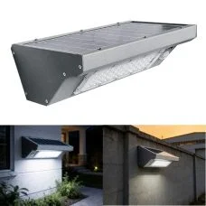 Commercial Aluminium 10W Solar Security Wall Light with PIR Sensor