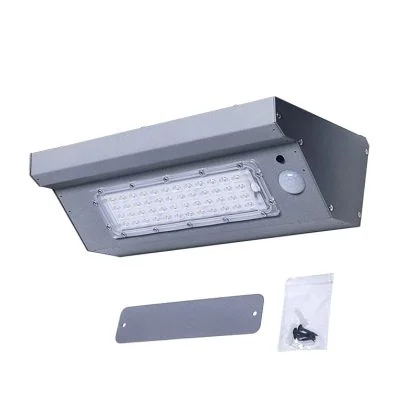 Commercial Aluminium 10W Solar Security Wall Light with PIR Sensor