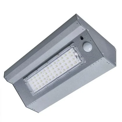 Commercial Aluminium 10W Solar Security Wall Light with PIR Sensor