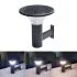 Modern Solar Exterior Wall Light – 3CCT Architectural Lamp with Remote