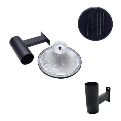 Modern Solar Exterior Wall Light – 3CCT Architectural Lamp with Remote