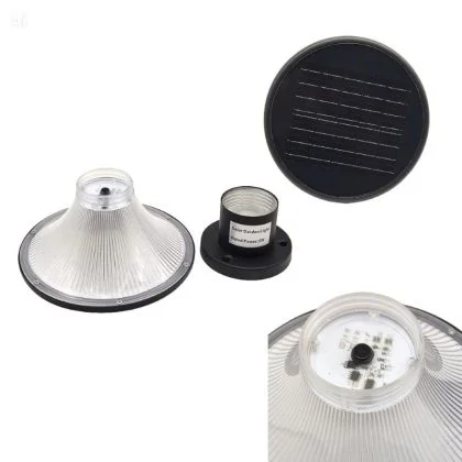 Modern Solar Gate Pillar Light – 3CCT Decorative Lamp with Remote