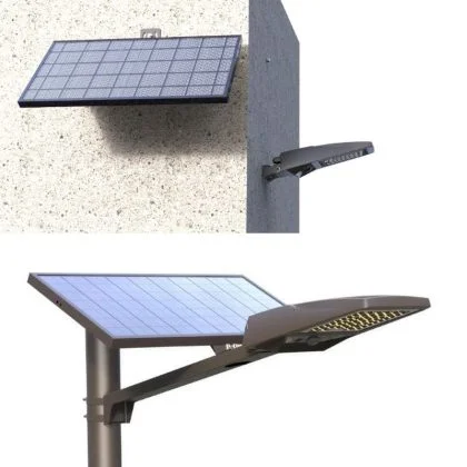 High-Output Solar Street Flood Light 3600lm with PIR Motion Sensor