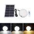 Indoor Solar Ceiling Light 3CCT LED Shed Patio Lamp with Remote