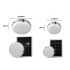 Indoor Solar Ceiling Light 3CCT LED Shed Patio Lamp with Remote