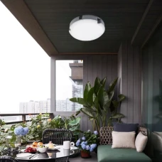 Indoor Solar Ceiling Light 3CCT LED Shed Patio Lamp with Remote