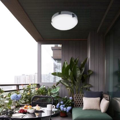 Indoor Solar Ceiling Light 3CCT LED Shed Patio Lamp with Remote