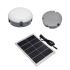 Indoor Solar Ceiling Light 3CCT LED Shed Patio Lamp with Remote