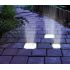 Crystal Glass White LED Light Ground Pathway Brick Design