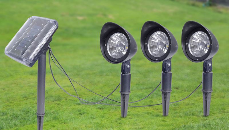 Solar Spot Lights with Separate Solar Panel