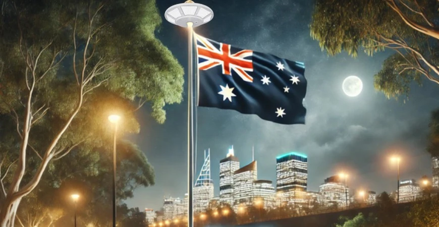Solar Lights for Flags | A Sustainable Flag Display Lighting Solution